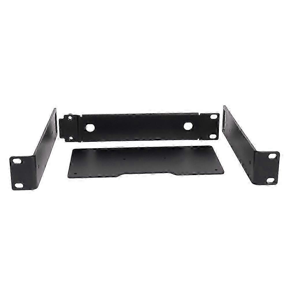 Rackmount Rack Metal Frame for Wireless Microphone System Wireless Ear Return Bracket Rack Black