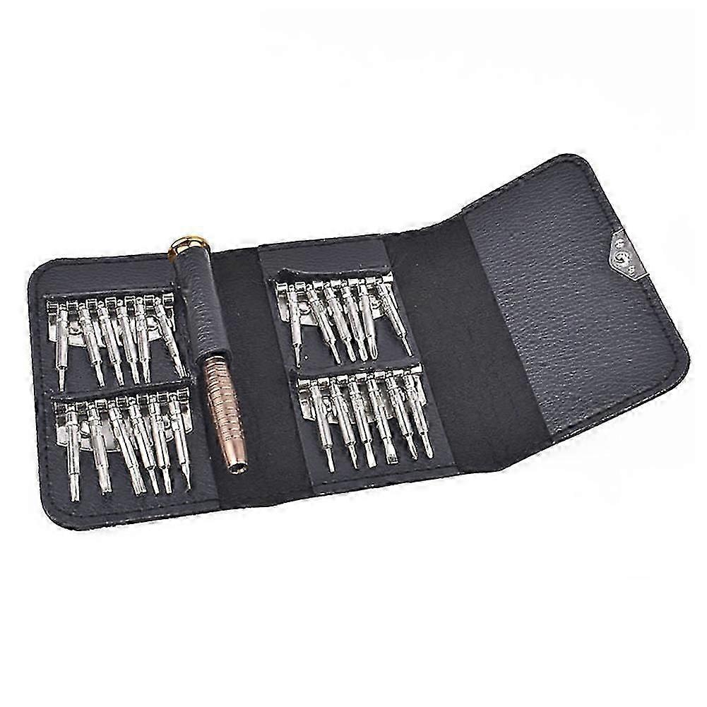 Precision-Screwdriver Set with Leather Case for Glasses Watches