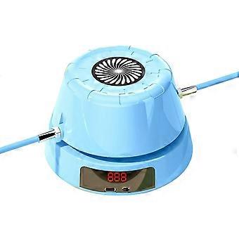 Elektrische springtouwmachine met 10 snelheden, automatische slimme teller, fitness springtouw, hemelsblauw, voor indoor training