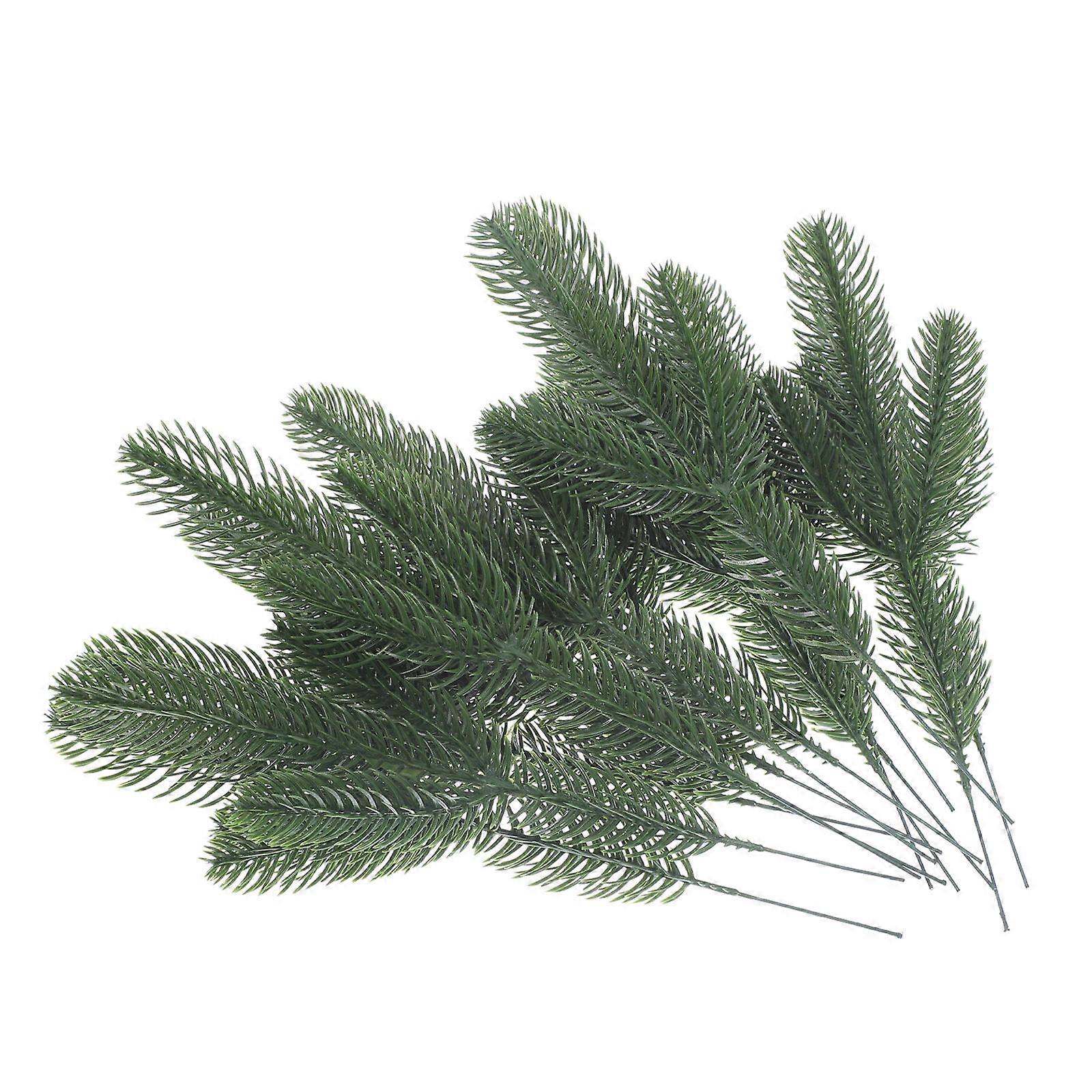 Faux Pine Branches Artificial Pine Needle Stems for Decor 24Pcs Pack