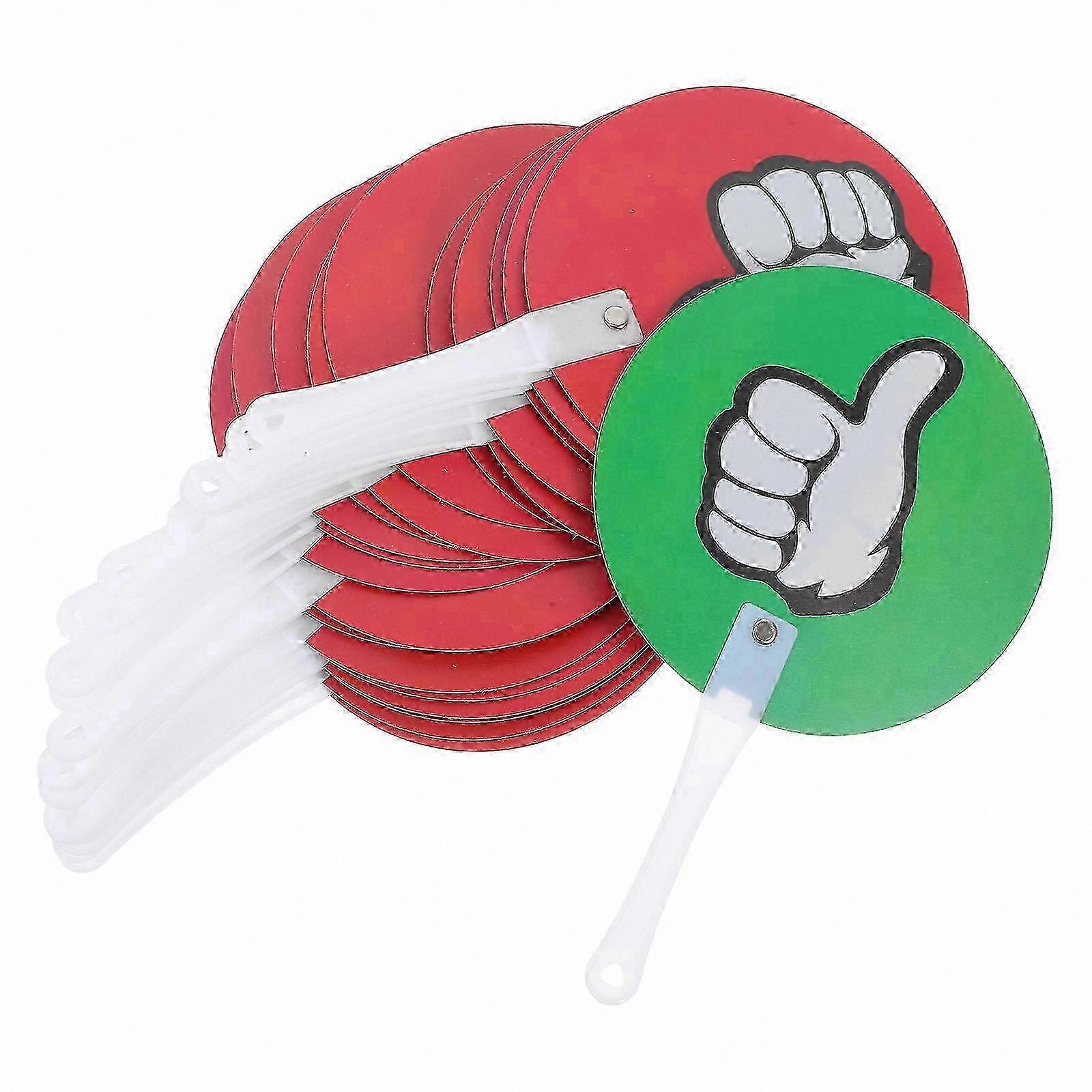 30 Pack Reusable Voting Paddles compatible with Classroom Activities and Decision Making