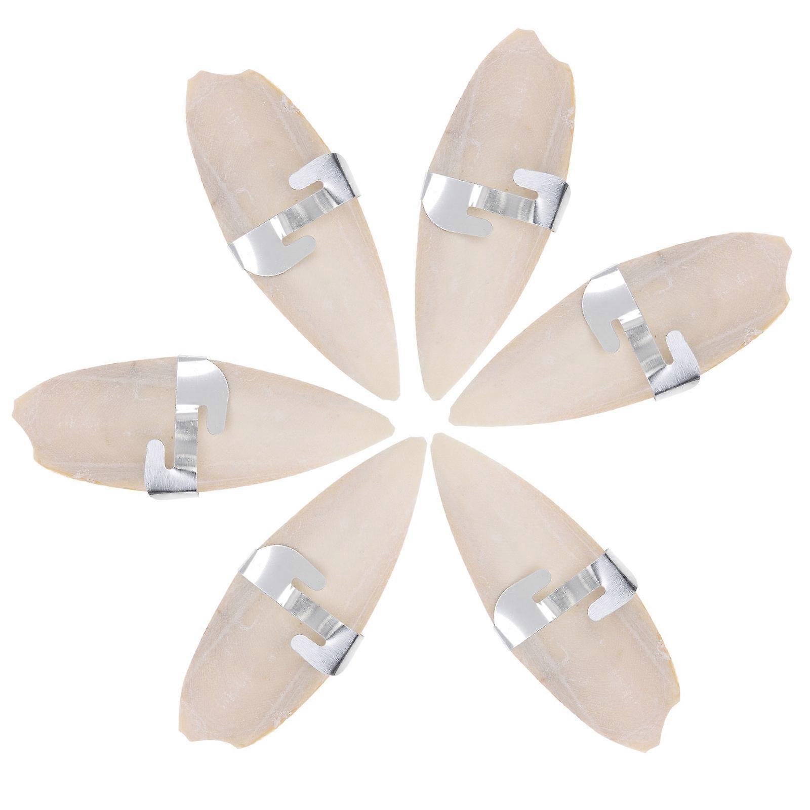Bird Cuttlebone Pet Bite Cuttlebone for Grooming Teeth 6Set White