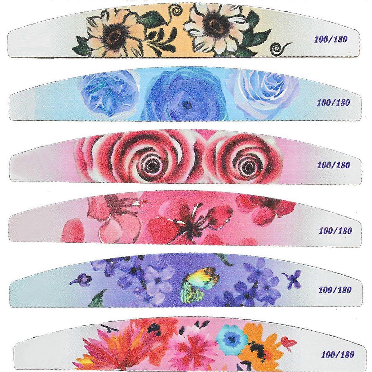 Semicircular Reusable Double-Sided Nail File Set