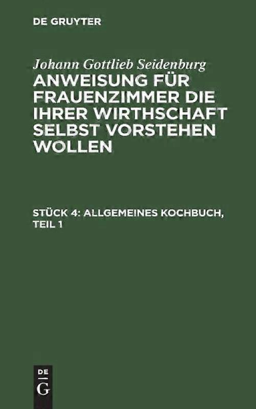 Allgemeines Kochbuch Teil 1