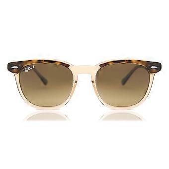 Ray-Ban RB2298 Hawkeye Polarized 1292M2 Full Rim Tortoise  Clear Brown Unisex Wayfarer Sunglasses UV3 Polarized Original
