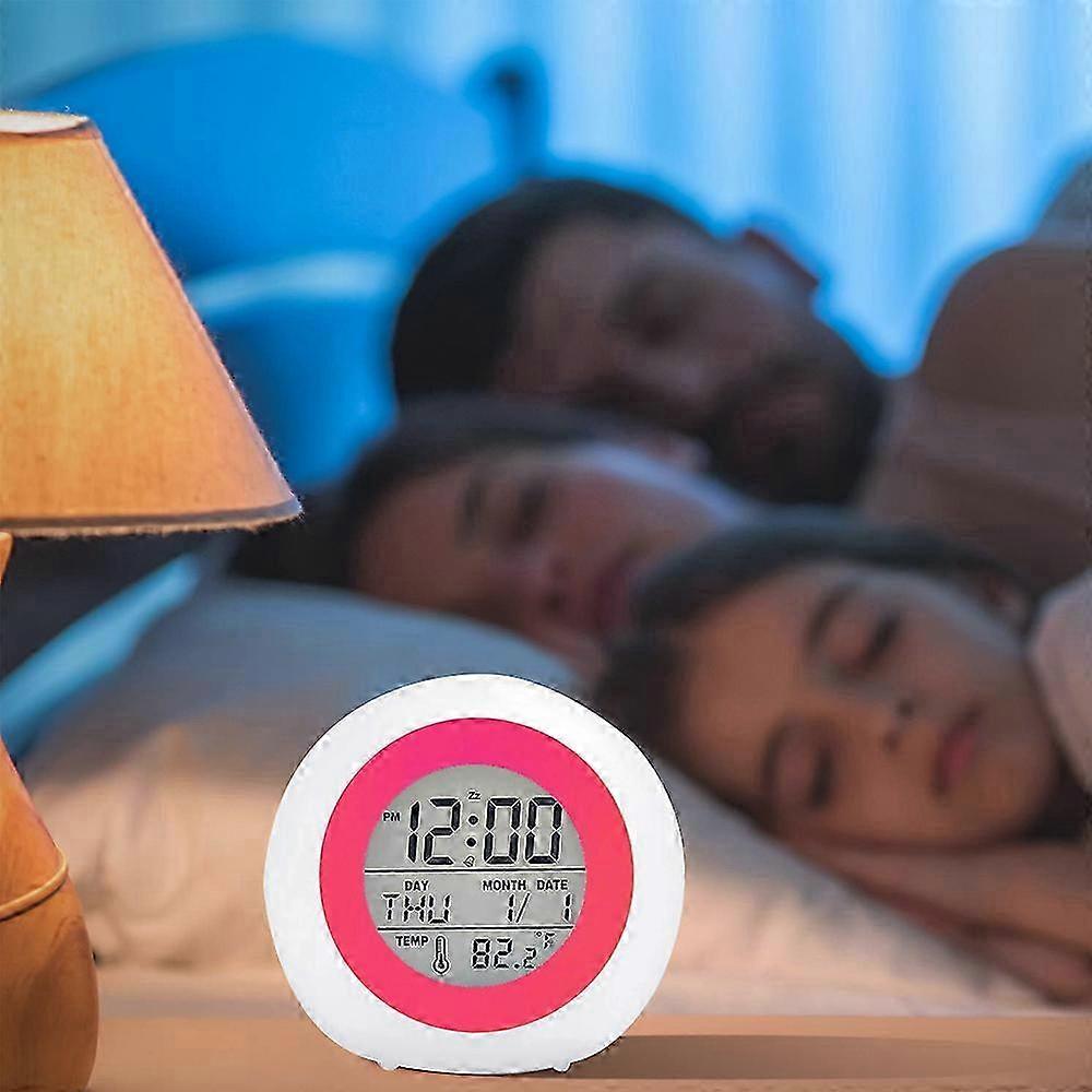 Kids Digital Clock with Night Light & Temp