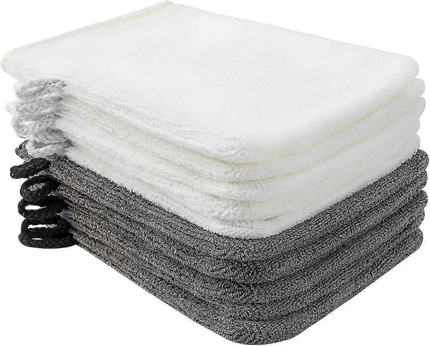 10-Piece Microfiber Bath Gloves