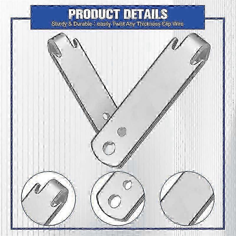 Durable Barbed Wire Twister Set 2-Piece