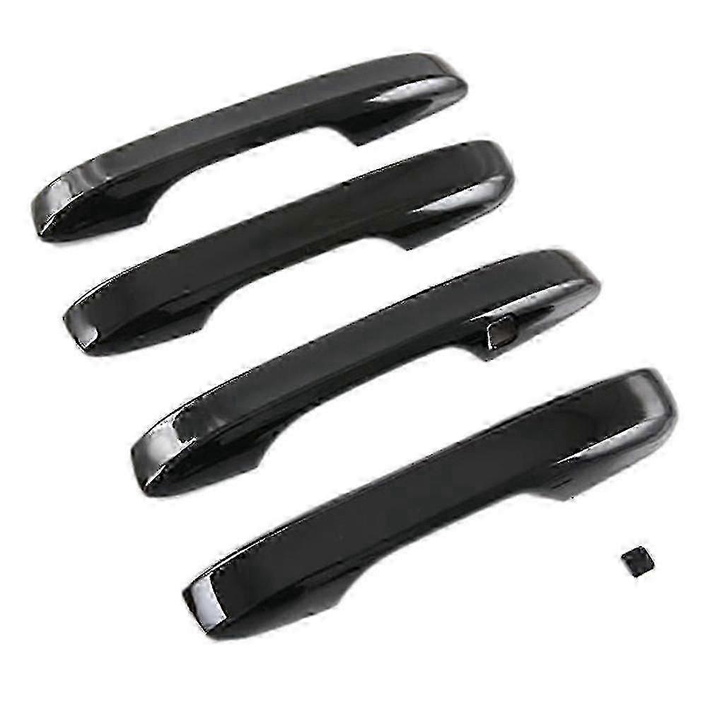Glossy Black ABS Door Handle Covers