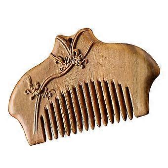 Green Sandalwood Comb for Scalp Massage with Comb