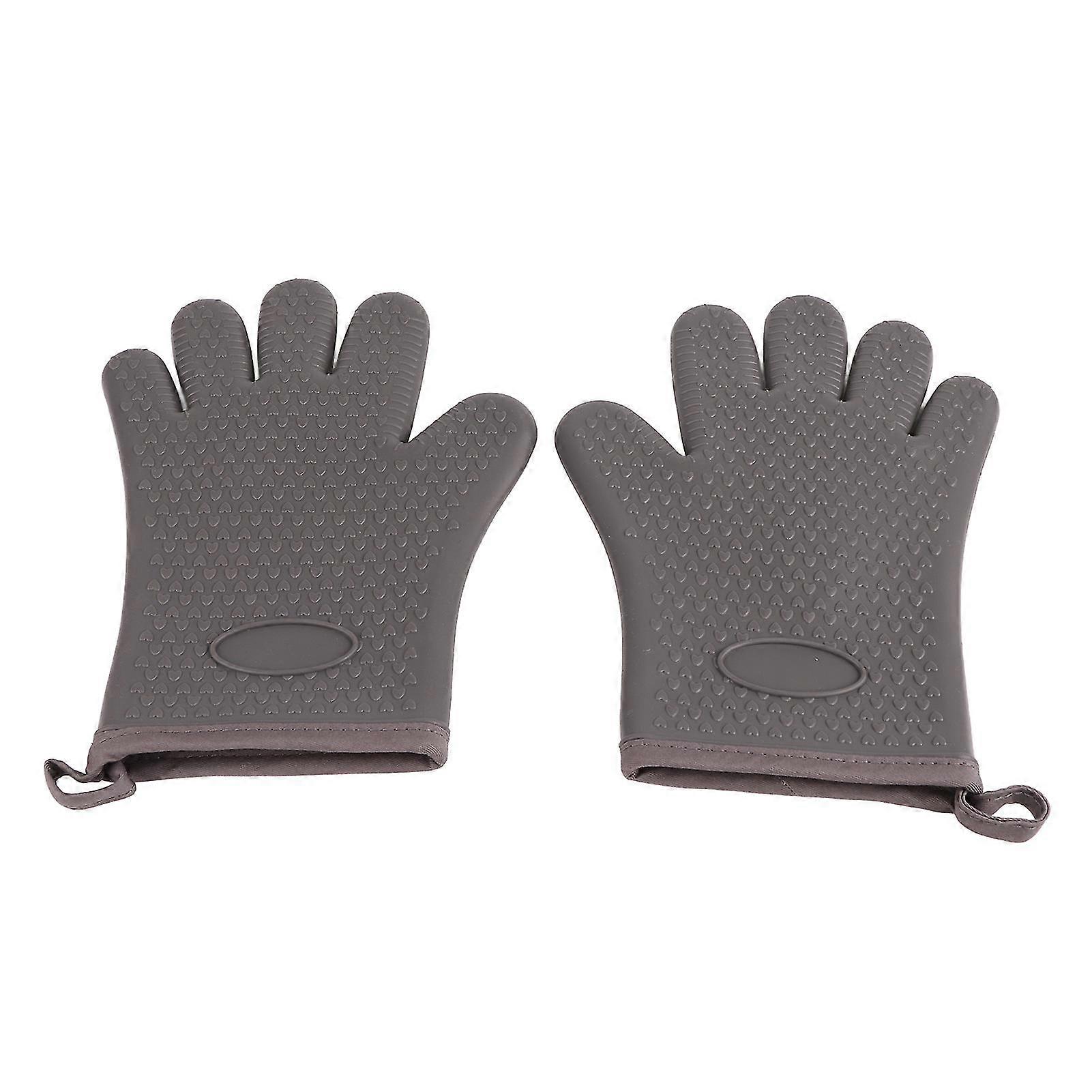 Double Insulated Silicone Cooking Gloves