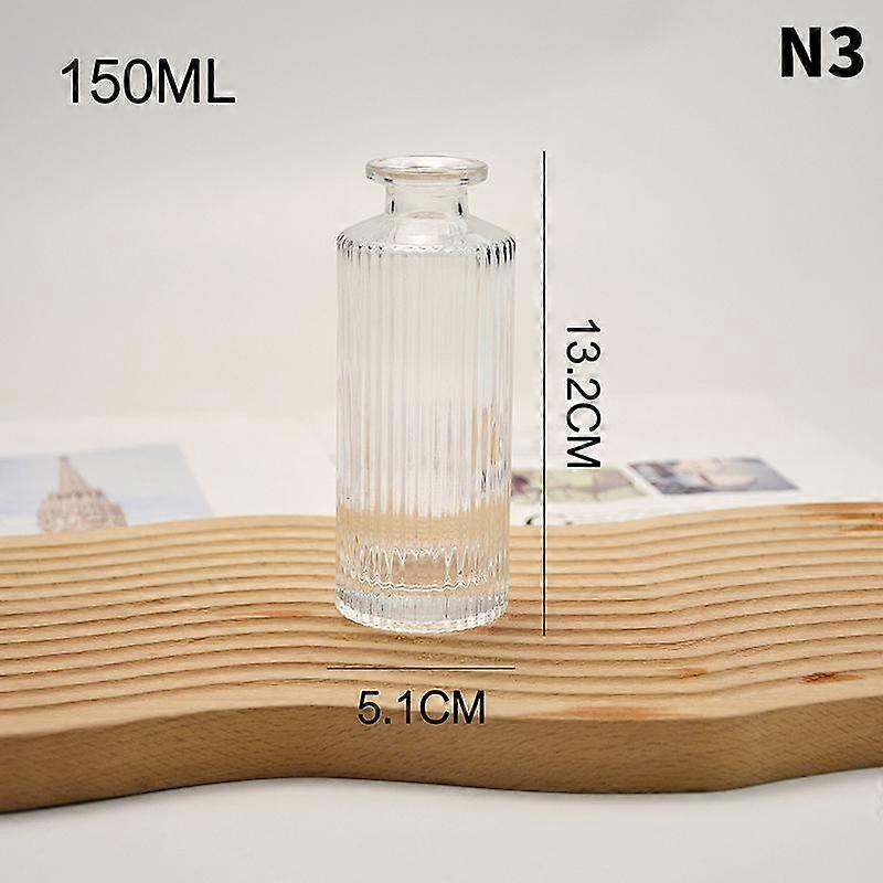 1PC 150ml Diamond/Vertical Stripe/Twill Empty Aromatherapy Bottles Essential Oil Diffuser Bottles Reed Diffuser Sticks Refill