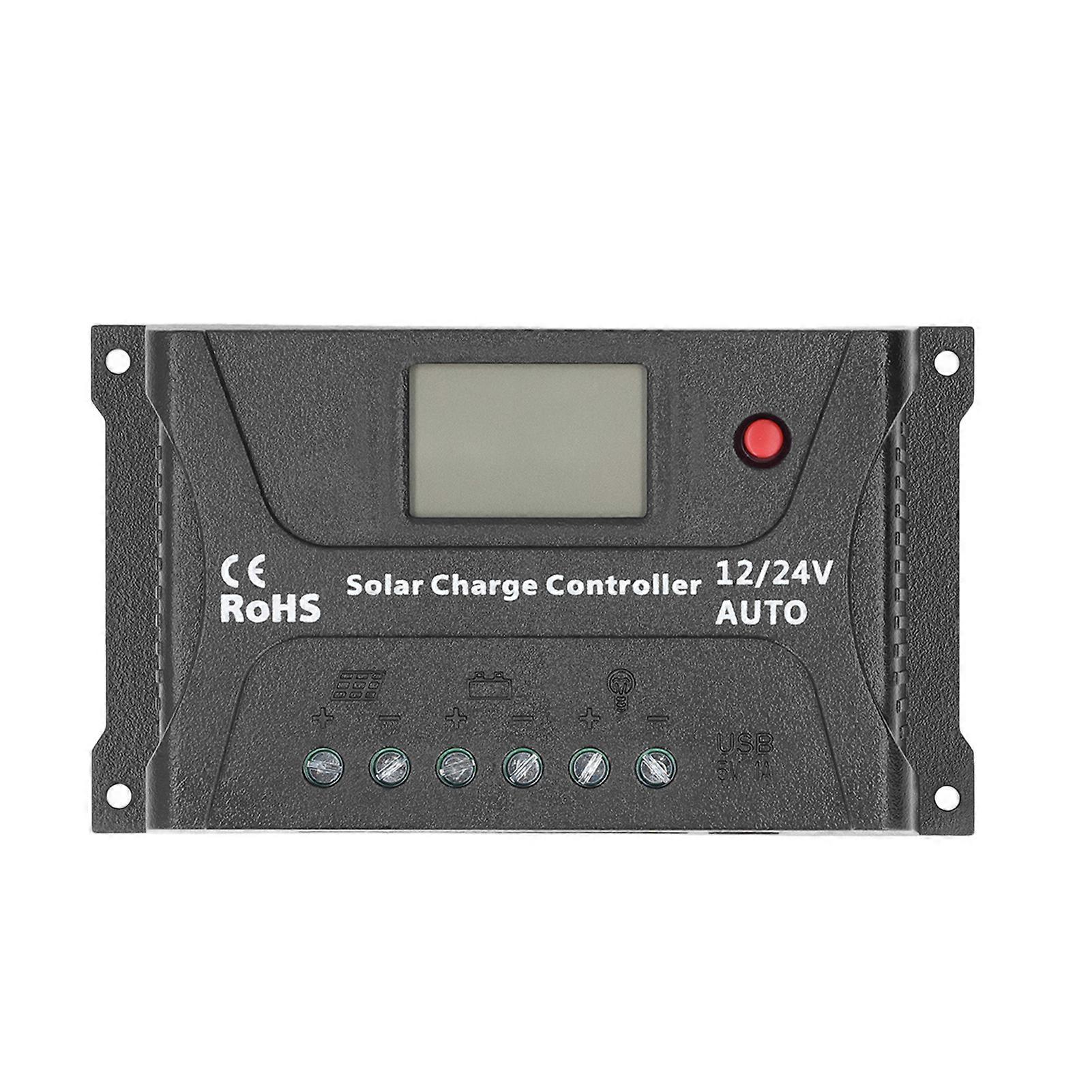 Advanced PWM Charging Controller, Three-Stage Algorithm, Auto 12/24V Detection