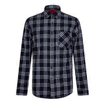 Hugo Boss Mens Plaid Regular Long-Sleeved Shirt