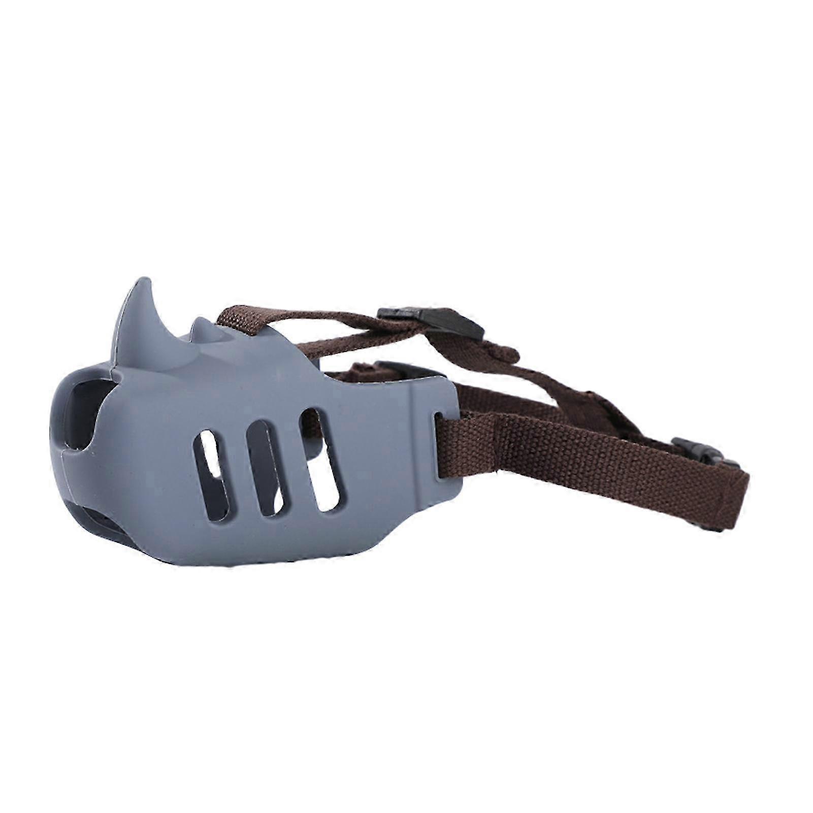 Soft Rhino Dog Muzzle Silicone Adjustable