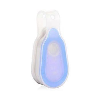 Blue Silicone Clip Light, Multifunctional LED Safety Lamp for Outdoor Sports Backpack Running