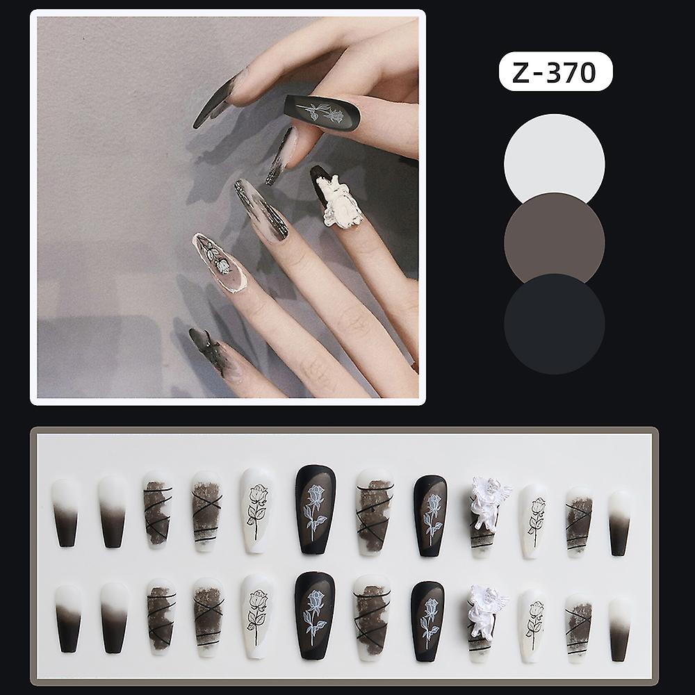 False Nails Set French Style Nails