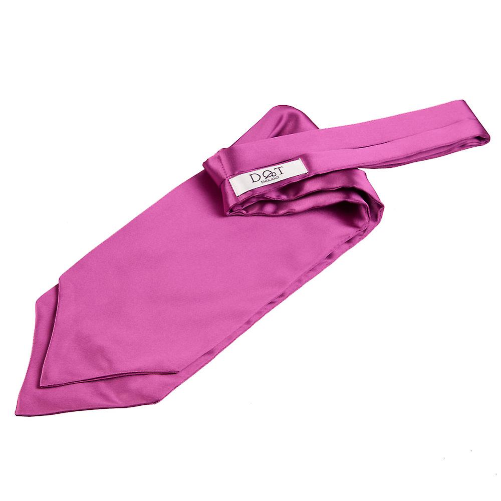Mulberry Plain Satin Self-Tie Wedding Cravat