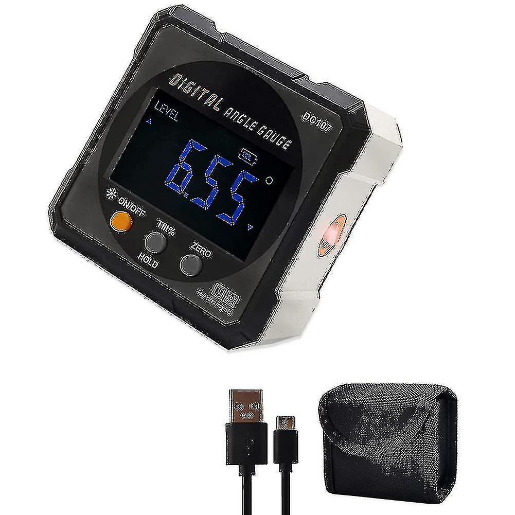 Chargeable Digital Inclinometer Precise Angle Measuring Tool