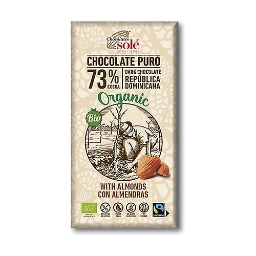73% dark chocolate with almonds 150 g (Cocoa - Almond)