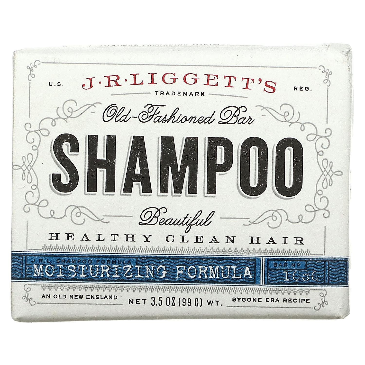 J.R. Liggetts, Old-Fashioned Bar Shampoo, Moisturizing Formula, 3.5 oz (99 g)