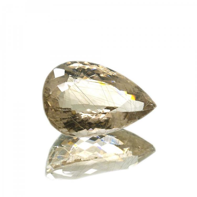 41.04ct. Rutile Quartz Pear Cut awo36