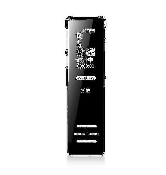 Voice Recorder, Noise Reduction Recording, Stereo Mp3 Music Player Timing Recorder-64gb(black)