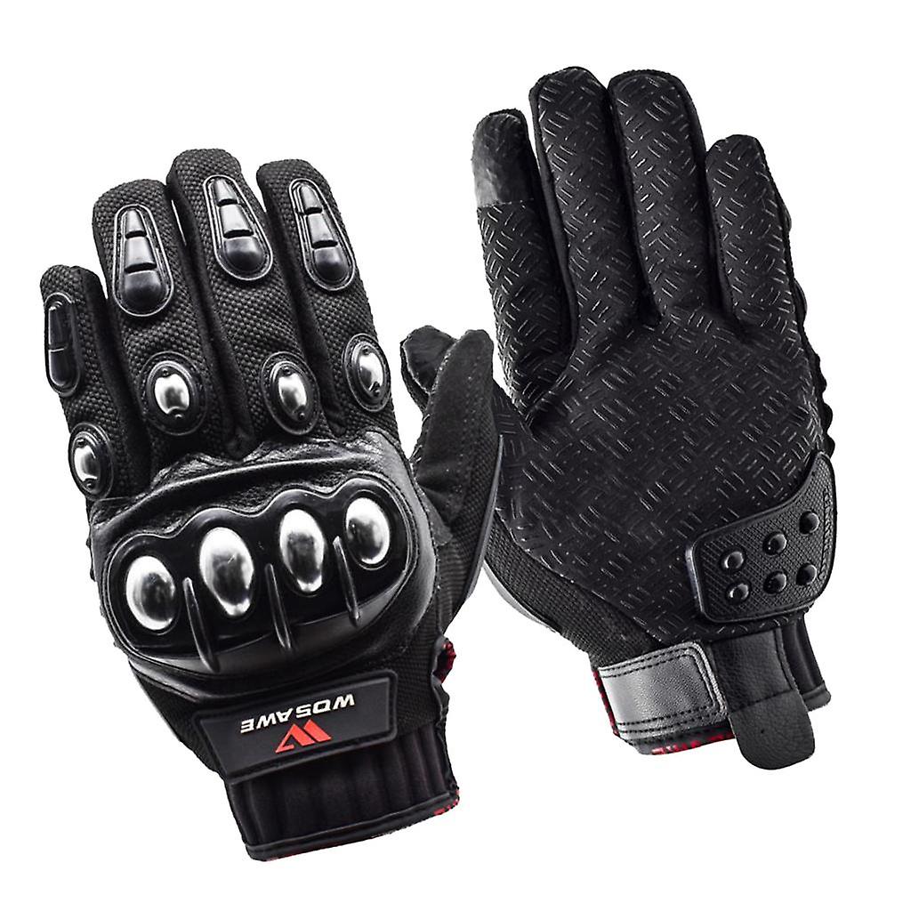 Windproof Motorcycle Gloves with Touch Screen Fingers for Riding Cycling L