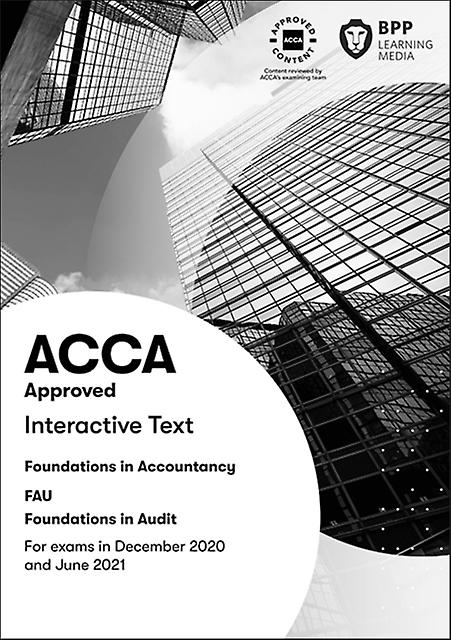 Fia Foundations In Audit International Fau Int by BPP Learning Media Paperback Book
