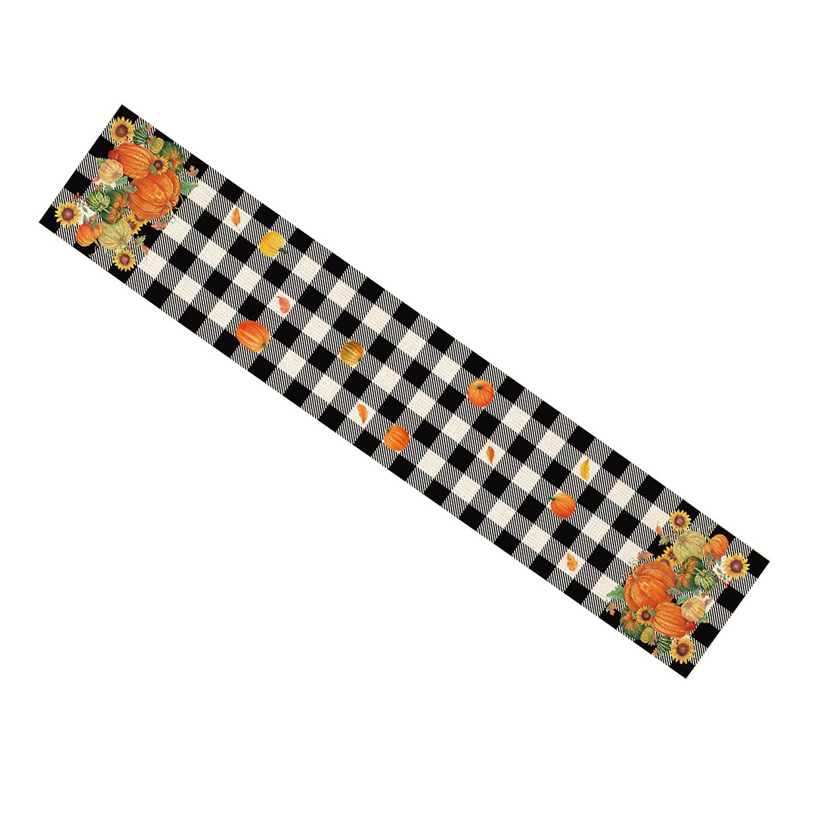 Fall Thanksgiving Table Runner for Party Autumn Table Decor Farmhouse Kitchen