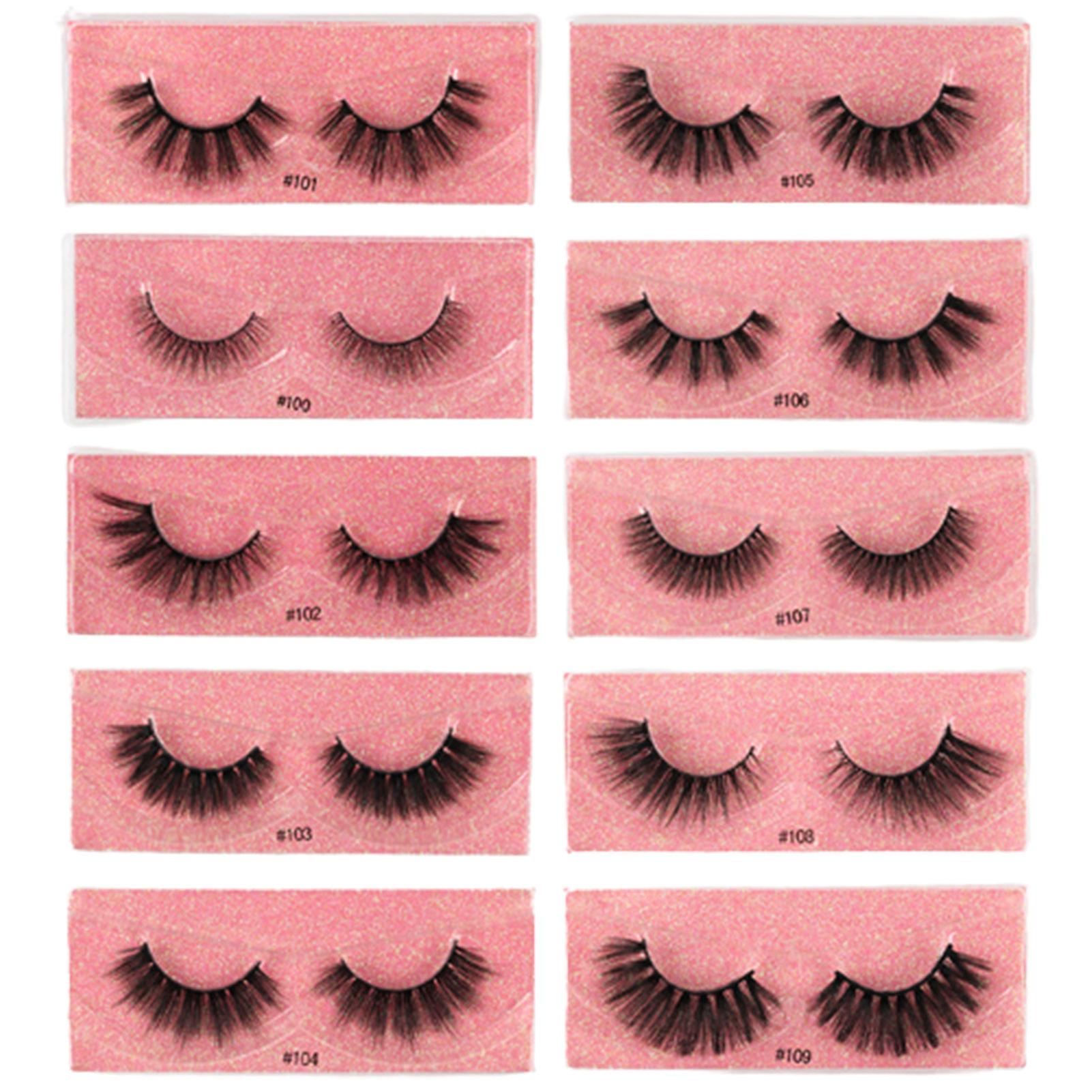 Thick Style Soft Curly False Eyelashes Waterproof Sweat-proof Long-lasting False Eyelashes
