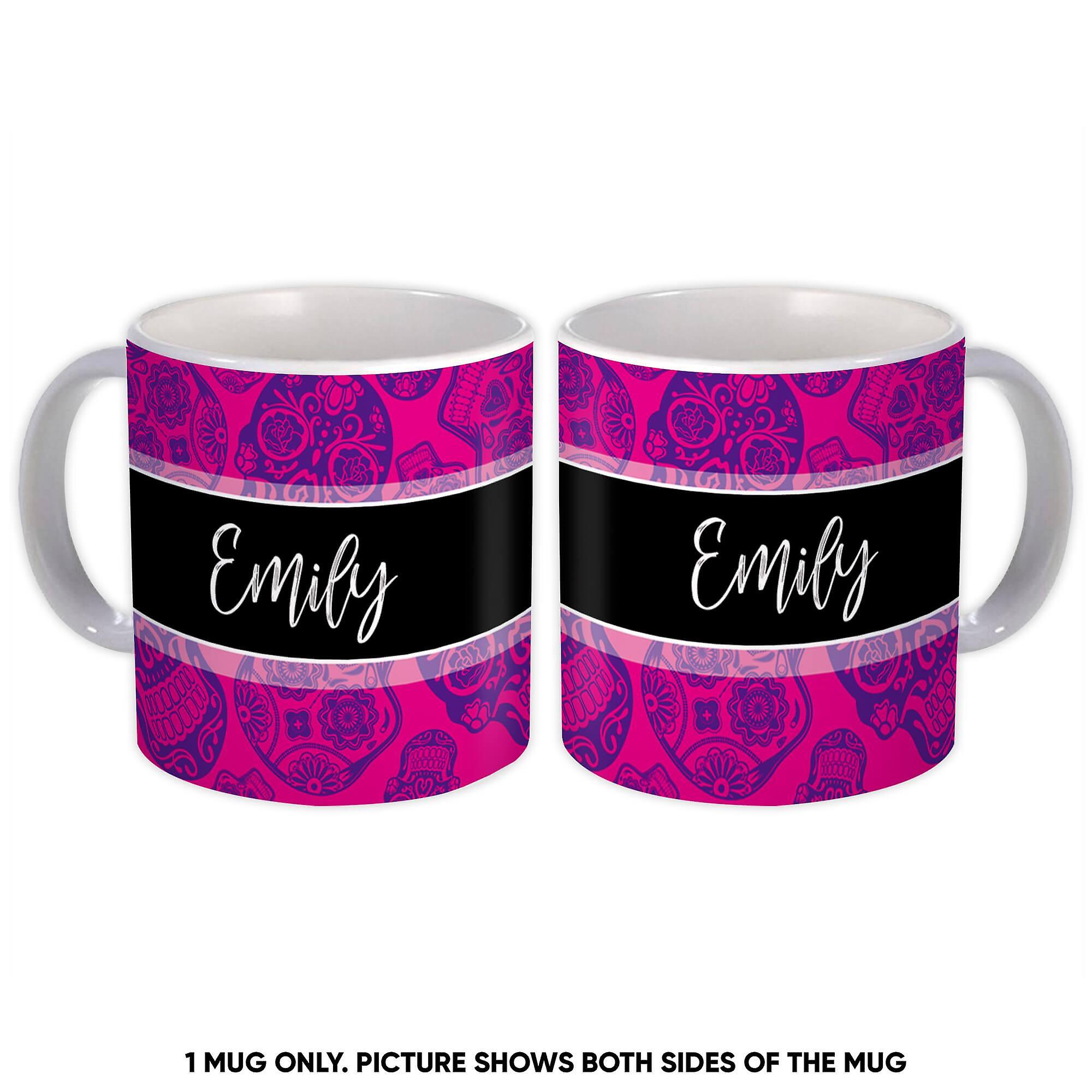 Tasse cadeau: Skull Skulls Pattern Death