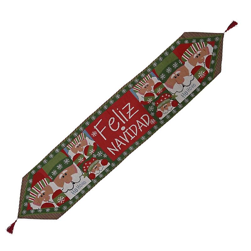 2 PCS  Christmas Knitted Tablecloth Dining Table