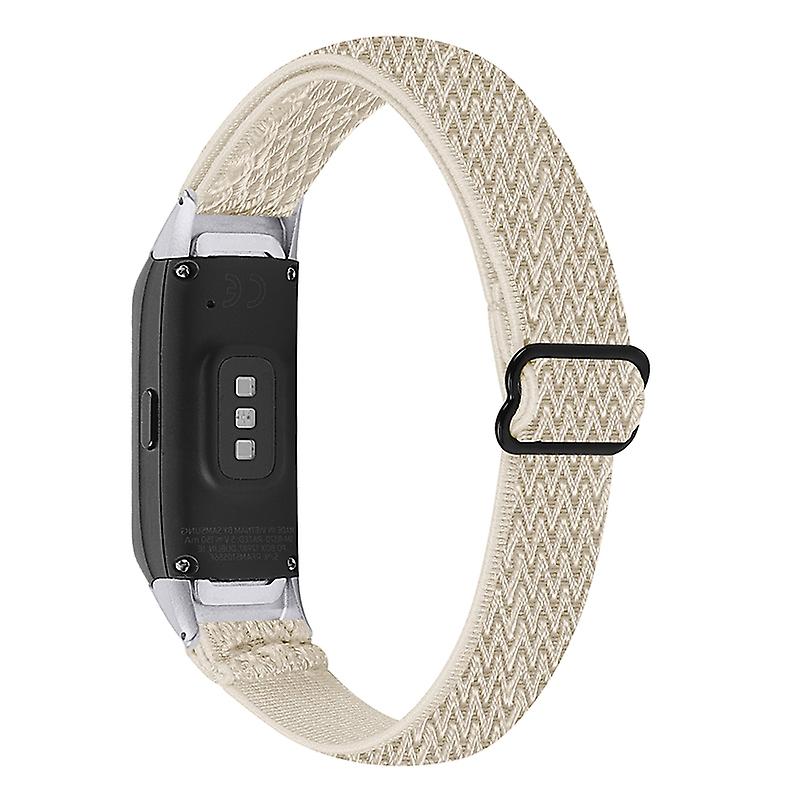 Adjustable Nylon Sport Loop Watch Band Braided Weave Replacement Strap for Samsung Galaxy Fit R375