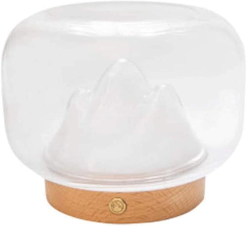 Literary Creative Atmosphere Lamp and Simple LED Night Light Reading Lamp with Glass Fish Tank