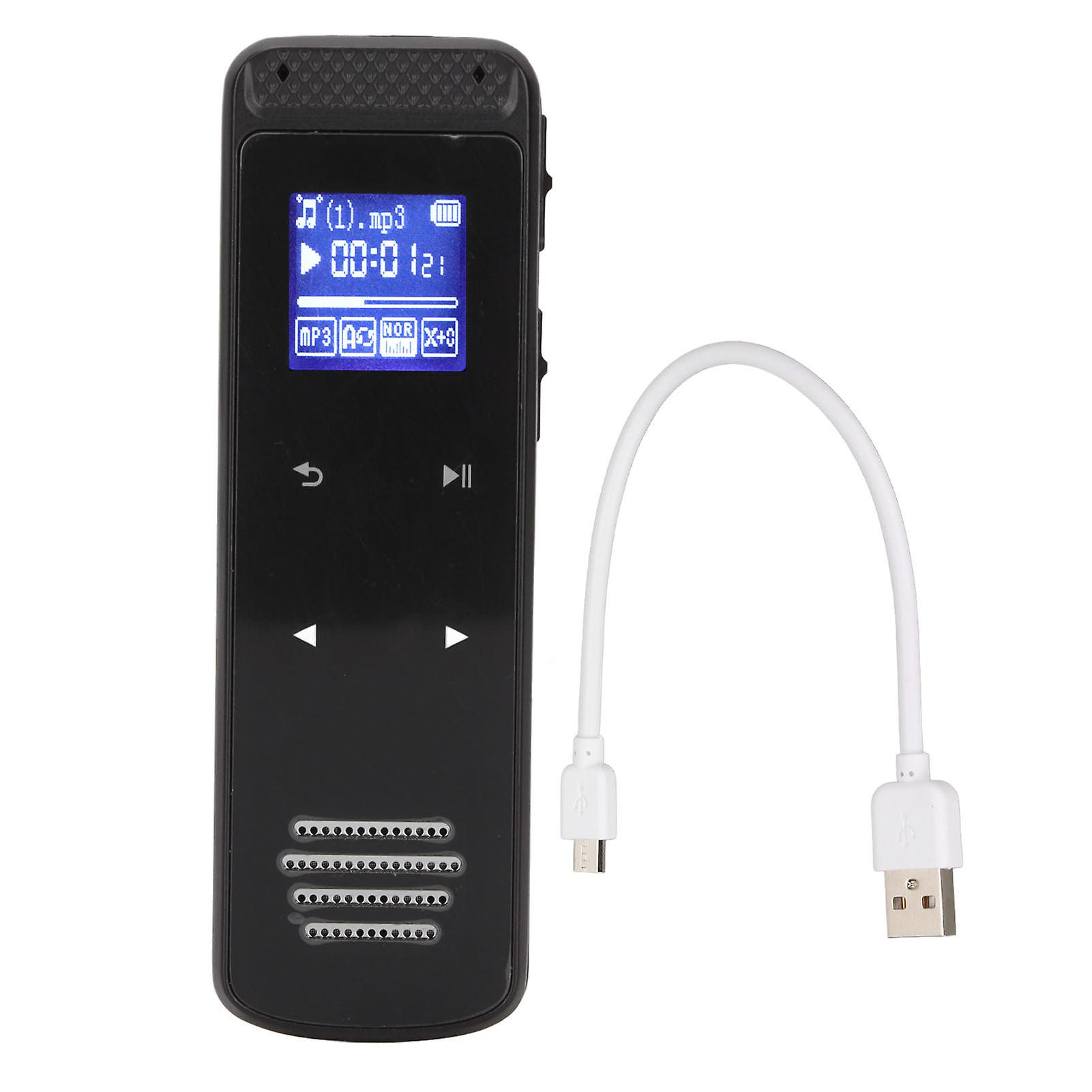 Portable Smart Recorder: Noise Reduction, Text Conversion, 8GB Storage for Interviews & Notes