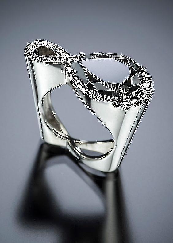 Hoge kwaliteit digitale 8 zwarte zirkoon ring voor vrouwen bruiloft partij verlovingsring sieraden cadeau