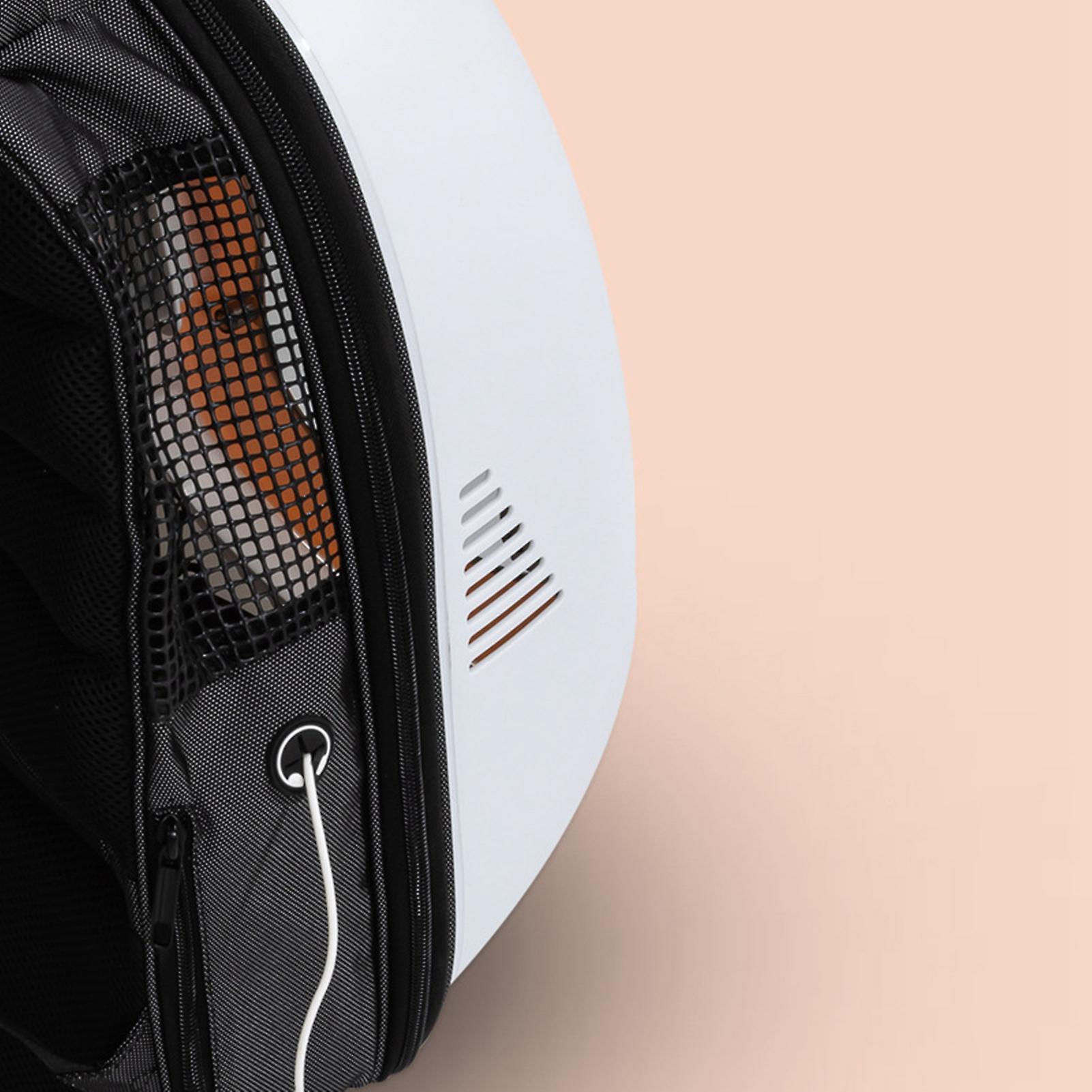 Large Cat Backpack Carrier Green with Security Locks, Breathable