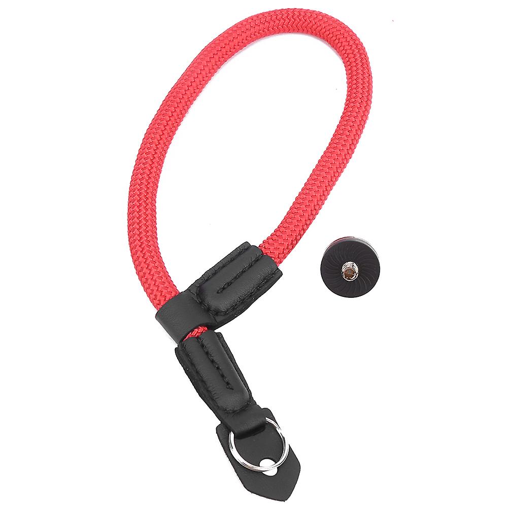 Nylon Safety Lanyard with 1/4" Screw for DJI OM 4 Handheld Ballhead Stabilizer (Red)