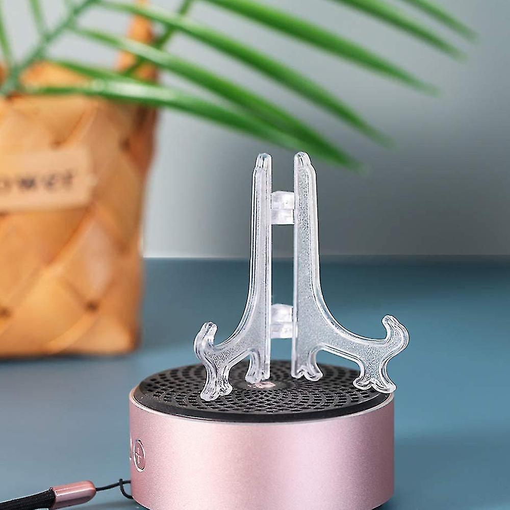 12 Pieces Plastic Easels Plate Racks, Plate Racks, Folding Plates, Display Stands For The Presentati