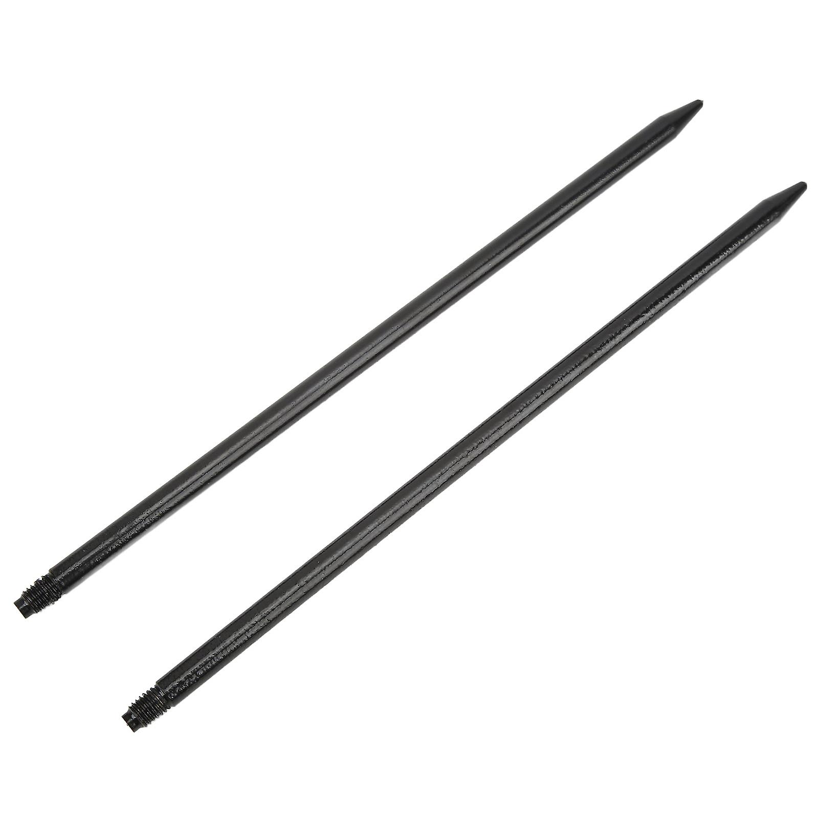 2pcs Outdoor Camping Light Stand Pegs 5mm Thread Interface Detachable Ground Lantern Nail
