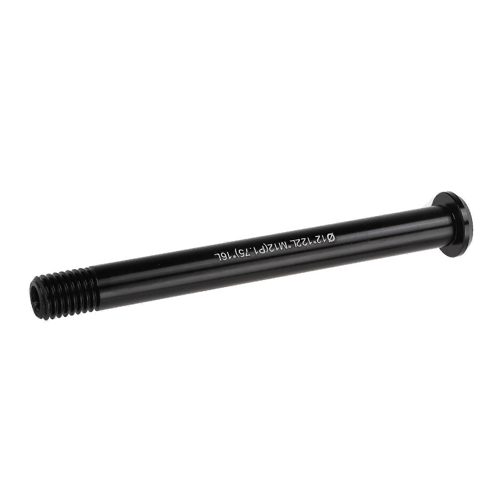 Aluminum Alloy Hubs Tube Shaft Bicycle Aluminum Alloy Hollow Hub Tube Axle Bike AccessoryΦ12x122LxM12(P1.75)x16L