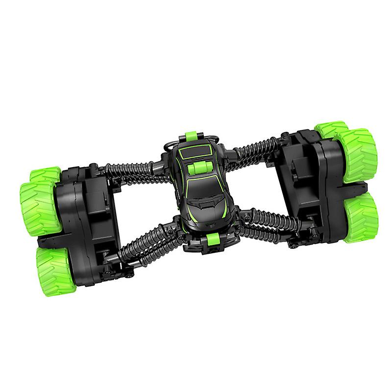 Remote Control Toy Car Rotating Telescopic Transforming Stunt Car for Kids