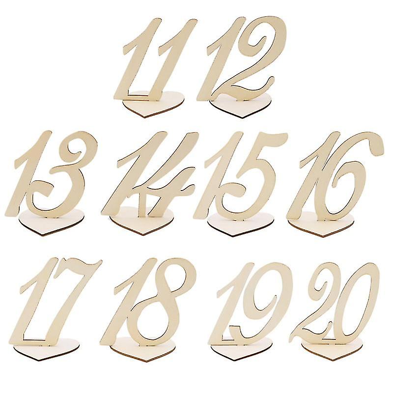 10pcs Table Numbers Decoration