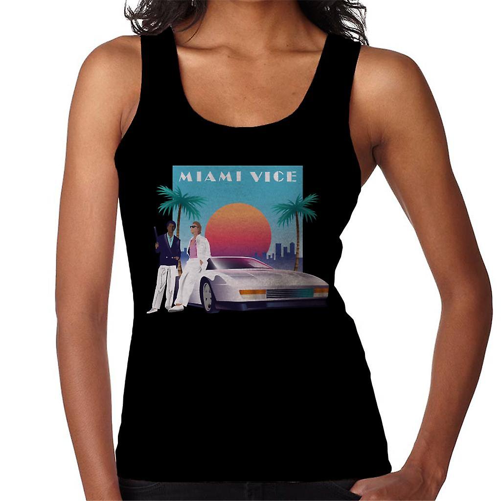 Miami Vice Sunset Women's Vest