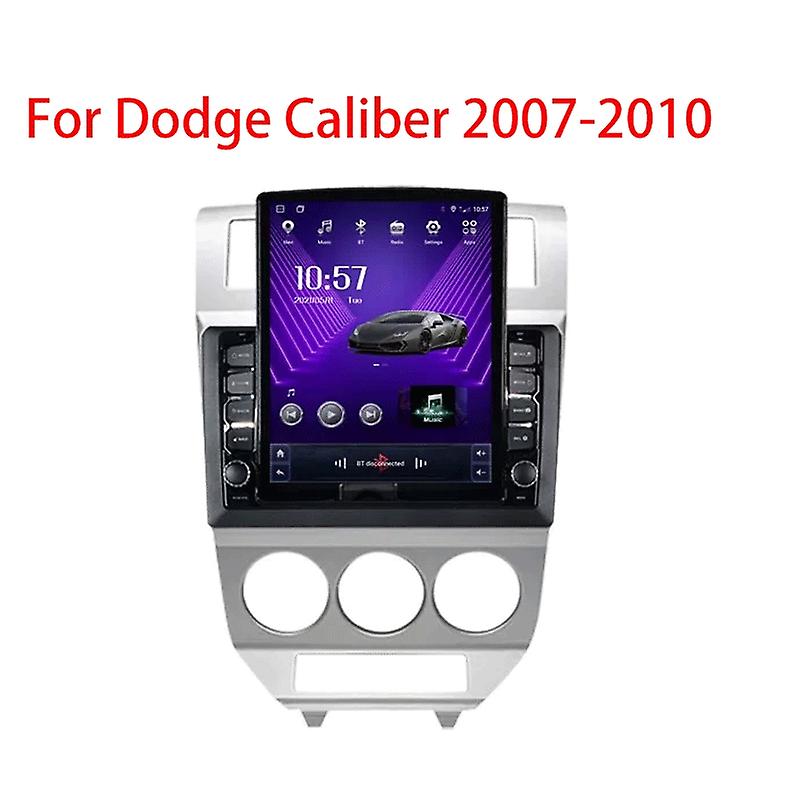 For Dodge Caliber 2007 - 2010 Tesla Type Android Car Radio Multimedia Video Player Navigation GPS