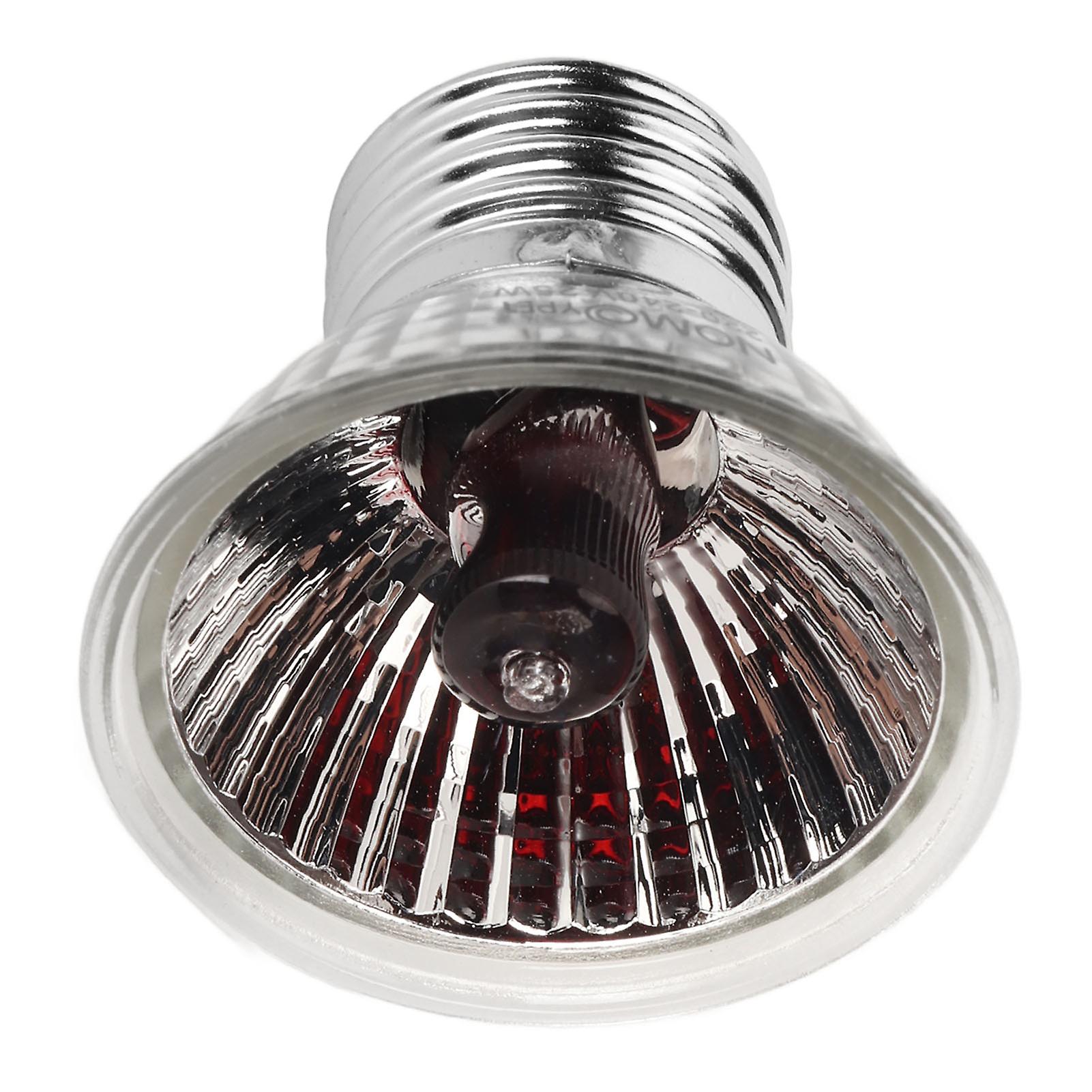 25W Reptile Heat Lamp Replacement Bulb 3.0 Infrared UVA UVB Sunbathe Heat Lamp Bulb for Reptile Lizard 220V