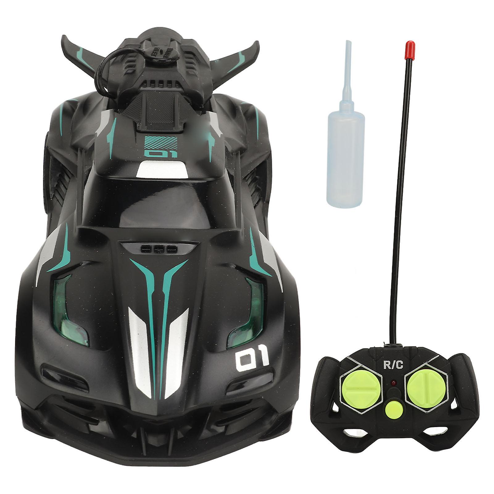High-Speed Remote Control Toy Car with Spray Feature in Green