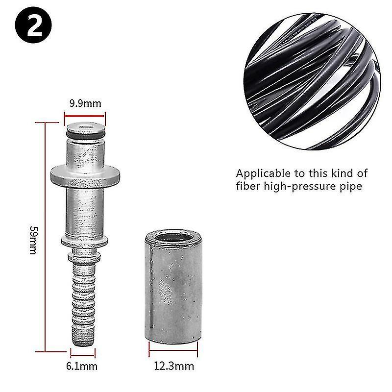 Hose Plug Fitting With Sleeve For Karcher K Pressure Washer Pipe Tip Connector