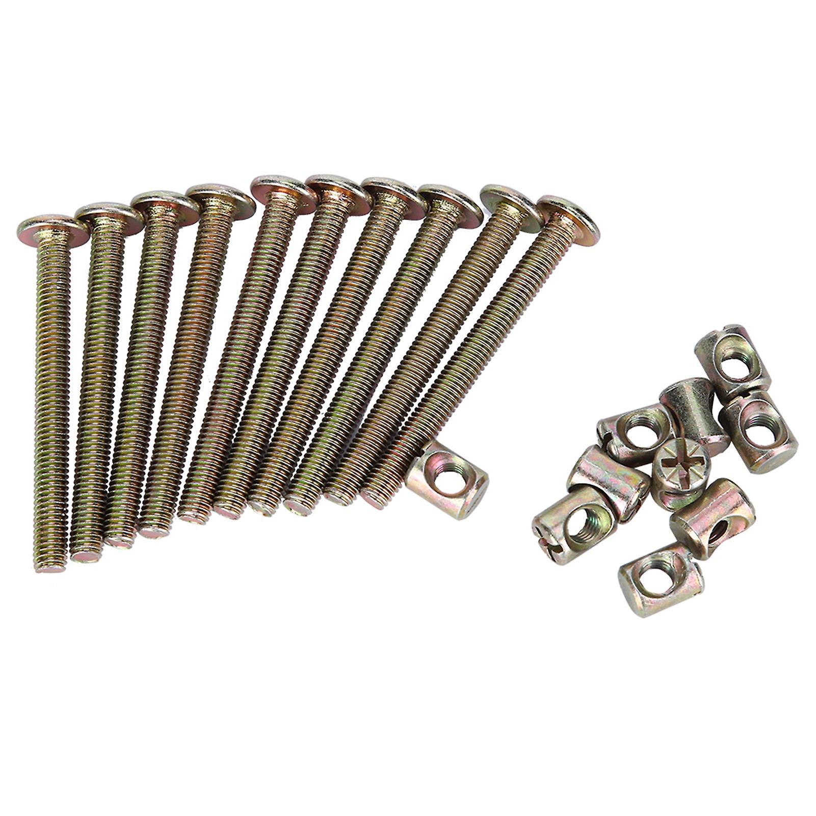 Furniture Hexagon Socket Button Head Screws Bolts With Nuts (90mm)
